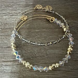 Alex and Ani Swarovski beaded set